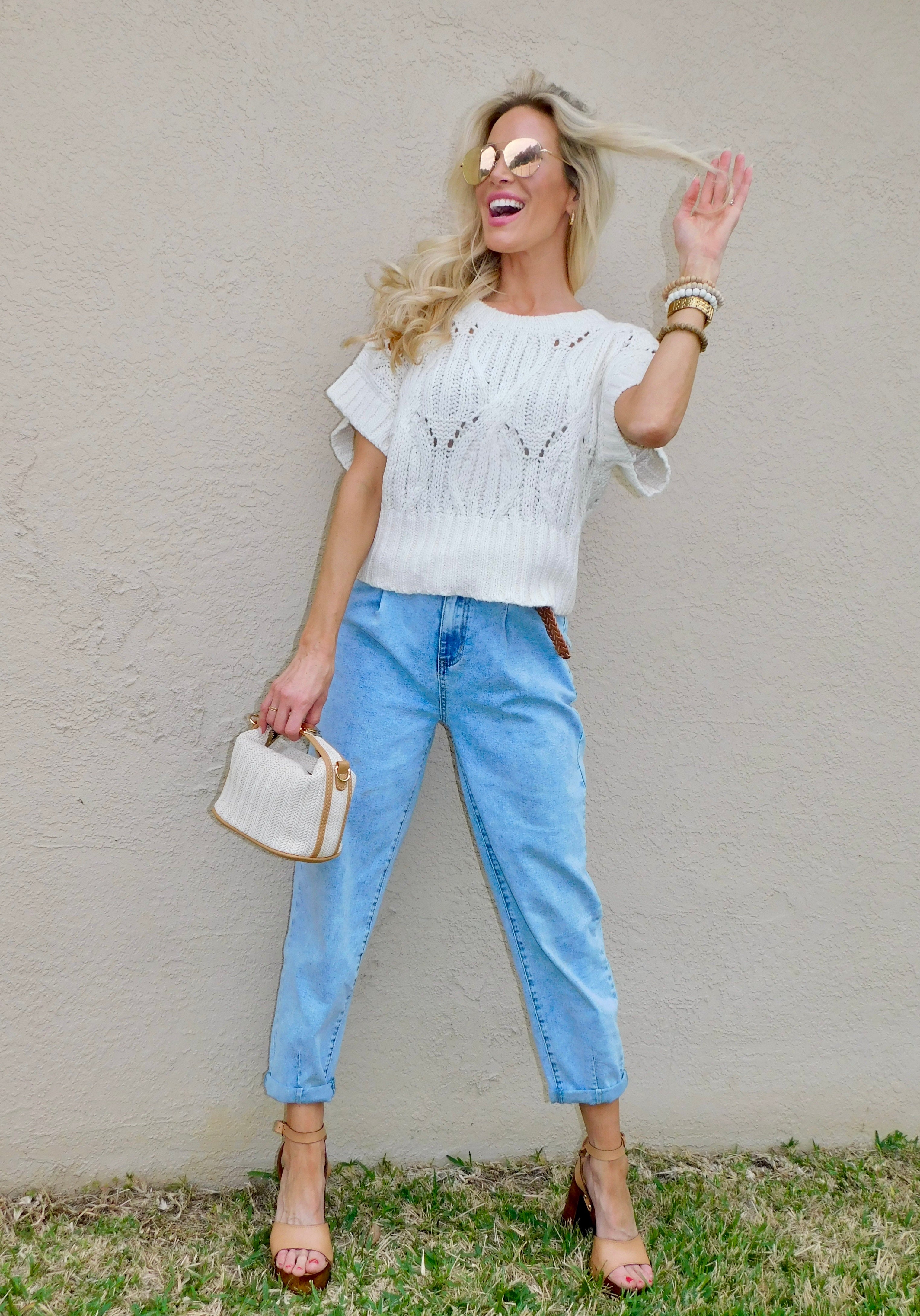 Cali Crochet Knit Top