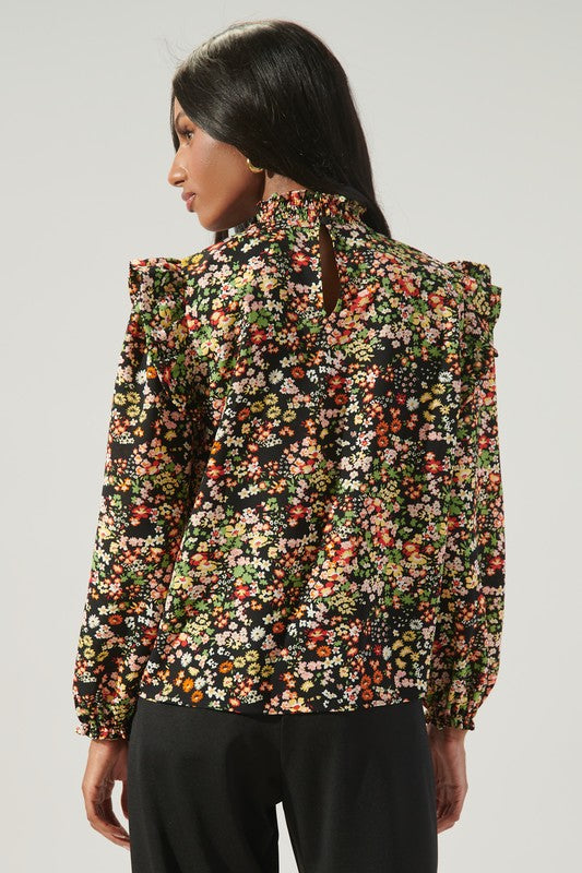 Naomi Smocked Yoke Blouse