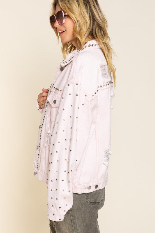 Blake Studded Denim Jacket